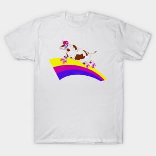 HARD Rainbow Cow T-Shirt